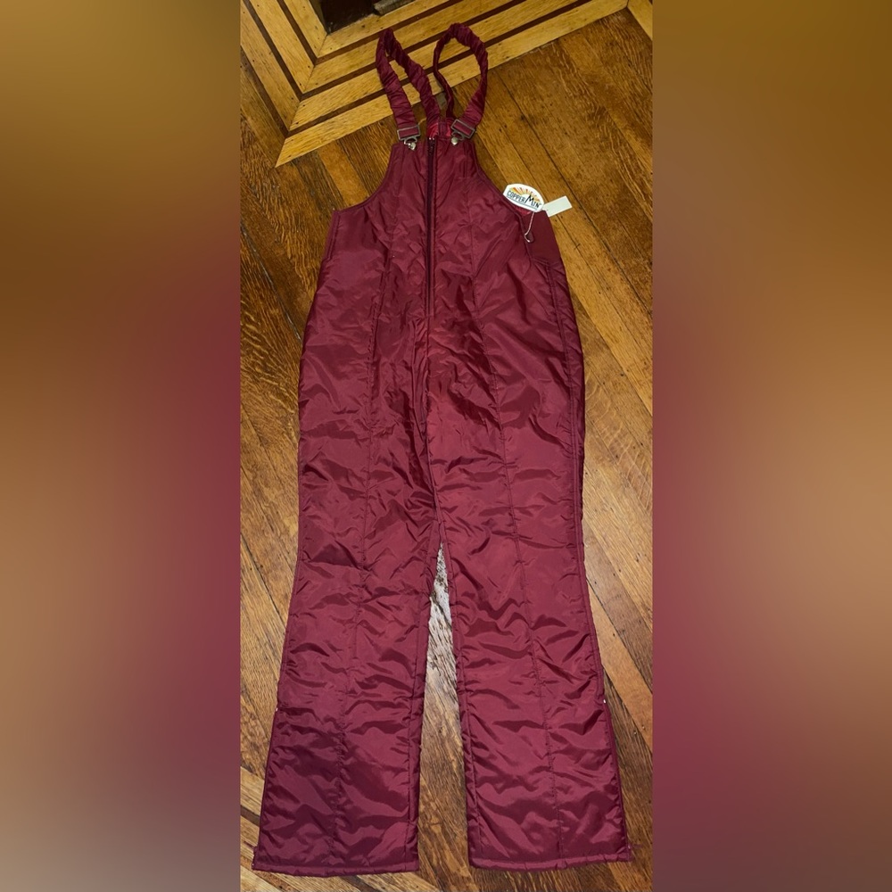Vintage Retro 70s 80s winter bib ski snow pants large deadstock nwt copper mtn